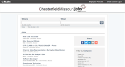 Desktop Screenshot of chesterfieldmissouri.jobs